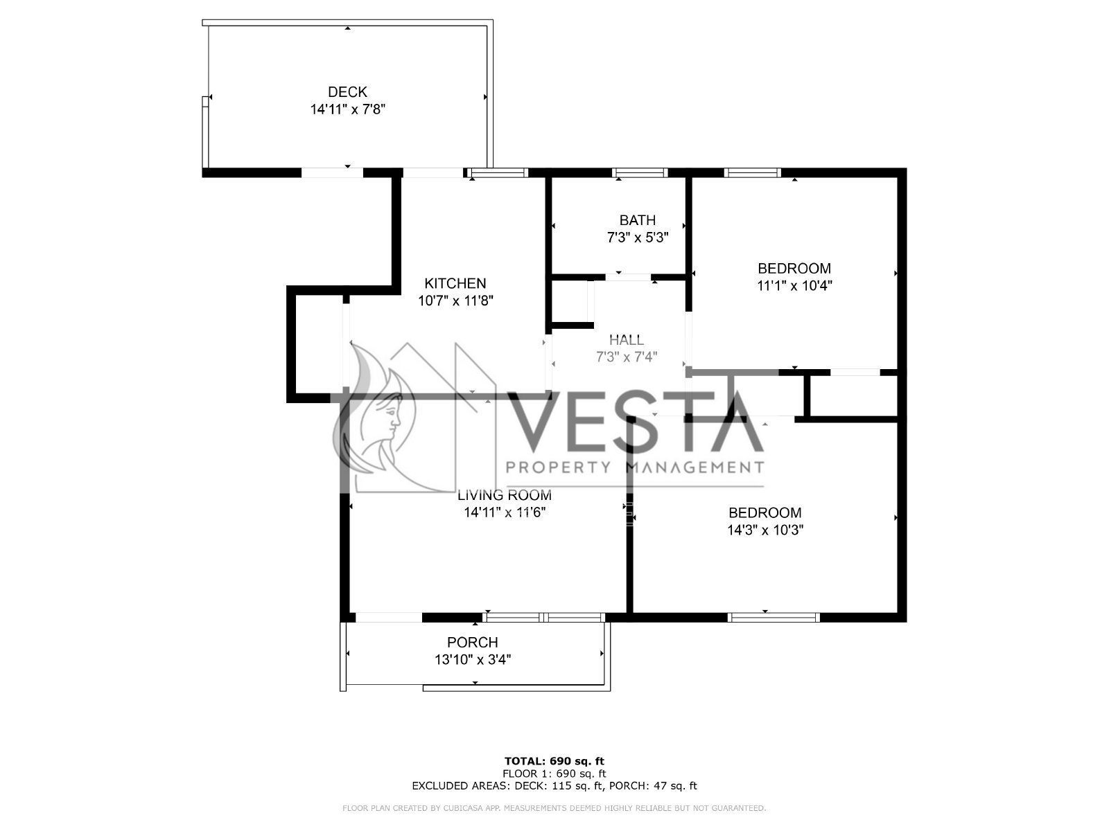 Charming 2BR/1BA Duplex with Private Deck in Peaceful Leicester Cul-de-Sac property image