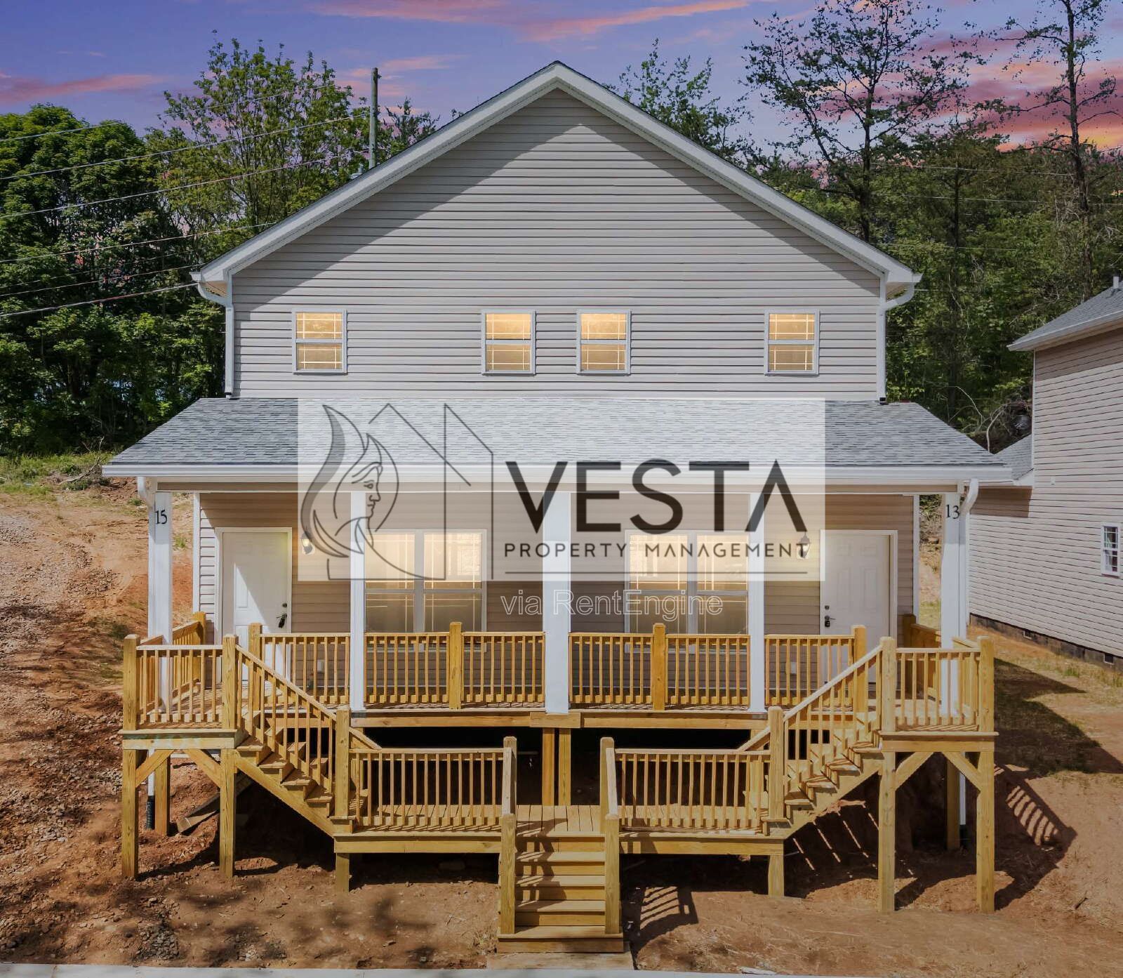 Brand New 3BR West Asheville Duplex – Main Level Primary & Large Green Space property image