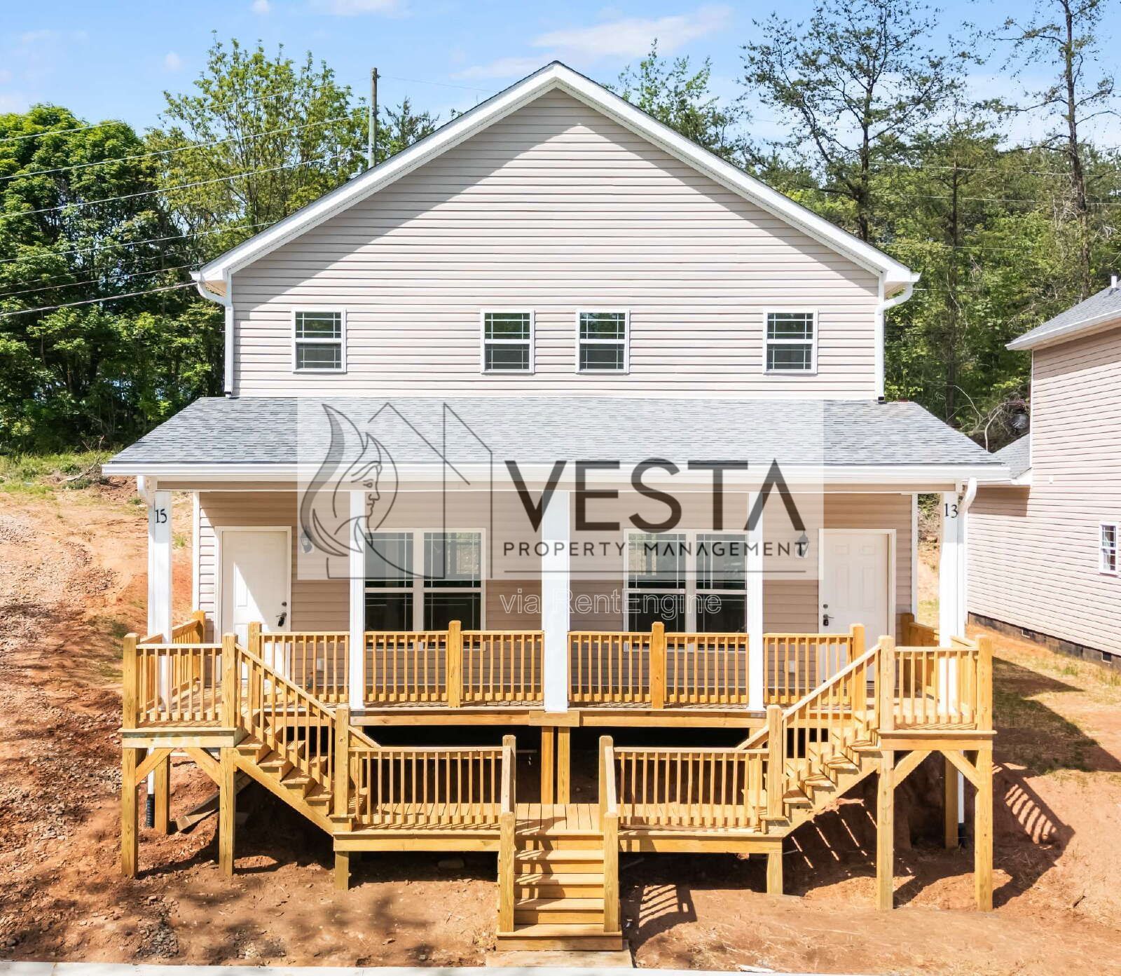 Brand New 3BR West Asheville Duplex – Main Level Primary & Large Green Space property image